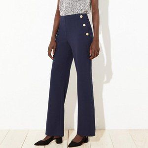Petite Sailor High Waist Wide Leg Trousers
